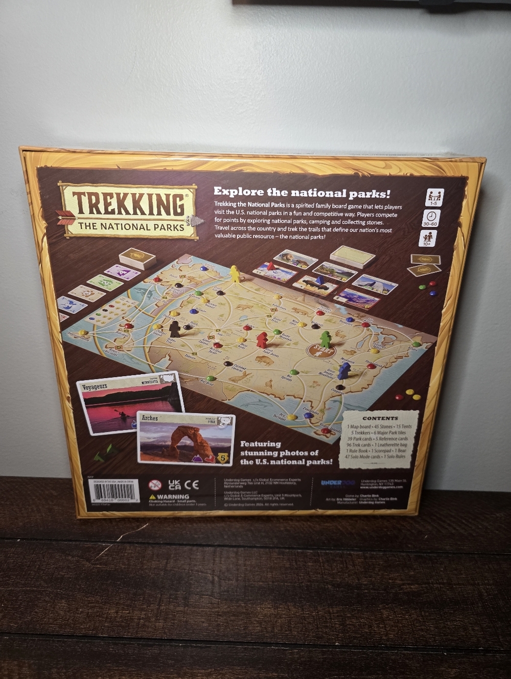Trekking The National Parks 3rd Edition Strategy Board Game New Sealed - Picture 2 of 5